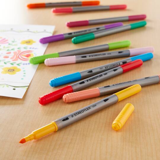 Staedtler double ended watercolor brush markers Clearance